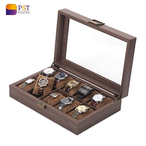 New Style Wood Cork Natural Recycle Brown Wooden Watch Packaging Box