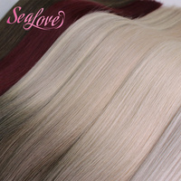 Extensions de cheveux humains Remy européens double drawn de 26 pouces pour salon de coiffure, tissage Genius, vente en gros