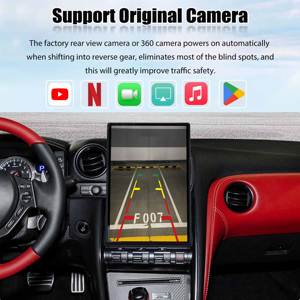 14.4 pouces 128GB Android 13 autoradio sté<span class=keywords><strong>r</strong></span>éo pour Nissan GTR 2008-2015 Carplay lecteur vidéo multimédia GPS Navigation écran tactile - Product Image 5