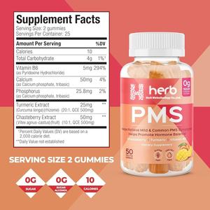 OEM/ODM Marque distributeur Supplément naturel contre la ménopause pour les femmes Hormone Balance Ménopause Gommes Gommes PMS - Product Image 6