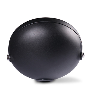 Copertura Faro da 7 Pollici Nero Cromato Alloggiamento Montaggio Faro Moto per Harley Cafe Racer - Product Image 2