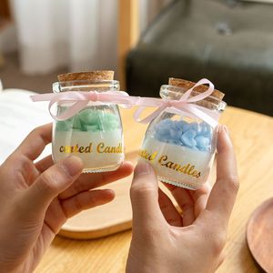 Romantic Star Heart Glass Container Scented Candle Tabletop Ornament For Wedding Guest Gift - Product Image 4