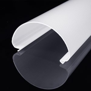Thiết kế hiện đại trong suốt ống kính tuyến tính hồ sơ ép đùn <span class=keywords><strong>Acrylic</strong></span> <span class=keywords><strong>LED</strong></span> ống ánh sáng Bìa - Product Image 3