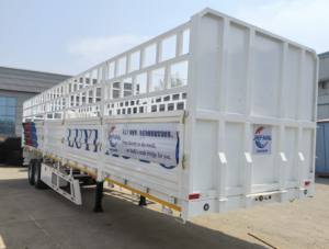 Clôture de remorque à cadre diesel, clôture de remorque de cargaison pratique, clôture de semi-remorque à vendre, clôture de remorque de cargaison légère - Product Image 5