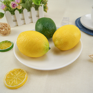 Modelo de Limón Artificial para Decoración Navideña de Ventanas, Fruta Falsa, Limón, Verduras y Frutas Artificiales - Product Image 6