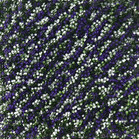 50*50cm gros plante artificielle fleur mur extérieur fleur mur haie herbe mur toile de fond pour mariage