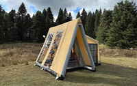 Nouveau style de tentes de camping gonflables en PVC portables et imperméables confort défini en milieu sauvage pour le camping en plein air d'hiver en vente