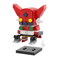 Kits de Ladrillos Robo MOC para Creatividad Cinematográfica, Contenedor de Ladrillos DIY, Juguetes de Construcción para Niños MOC7773