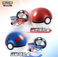 Version chinoise originale de Pokémon 5.0, boîte cadeau Pokeball, jeu de cartes à collectionner TCG, pack de boosters
