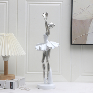 Statuetta Decorativa in Resina di Ballerina, Ornamento per Casa, Regalo di Natale, San Valentino, Compleanno, <span class=keywords><strong>Arte</strong></span> Danzante per Interni - Product Image 3