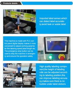 Hot Sale Round Water Plastic Perfume Pet Bottle Beer Can Canned Tuna Labeling <strong>Machine</strong> for Bottles with Date <strong>Coder</strong> - Product Image 6