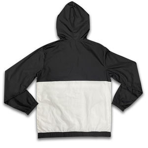 เสื้อฮู้ดกีฬาแบบมีซิป 1/4  ผ้าโพลีเอสเตอร์/คอตตอน  กันลม  เป็นมิตรกับสิ่งแวดล้อม  ลายพิมพ์ตัวอักษร  ออกแบบตามสั่งจากโรงงานเวียดนาม สำหรับฤดูหนาว - Product Image 3