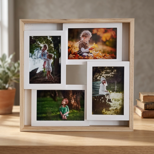 Solid Wood Customized Foldable Modern Photo <b>Frame</b> 4x6 Inch Combined Design Wall <b>Mount</b> - Product Image 4