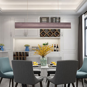 COMELY ร่วมสมัยอุตสาหกรรมจี้โคมไฟ1200มิลลิเมตรยาวเชิงเส้นอลูมิเนียมโคมระย้าห้องครัวเกาะนำแสงจี้ - Product Image 2