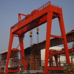 Grue portique à double poutre pour centrale hydroélectrique, entretien de la porte de barrage, 5t-300t, grue portique à treuil lourd montée sur rail, fournisseur - Product Image 3