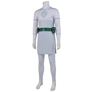 Costume de Cosplay Invincible Anissa, marque Witrum grise avec ceinture, taille adulte, pour jeu de rôle d'anime - Product Image 4