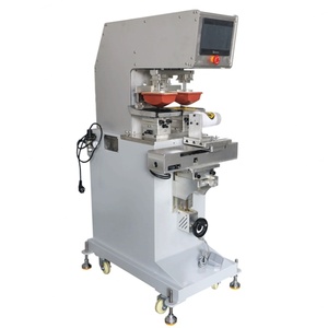 Two-Color Semi-Automatic Shuttle Pad Printer <b>Large</b> New Core Components for Catering <b>Boxes</b> & Tubes Used Condition - Product Image 4