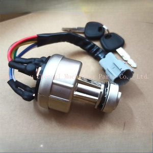 Interrupteur d'allumage 4TVN94 avec 2 clés pour excavatrice R55-7 R60-7, pièces de moteur d'excavatrice - Product Image 2