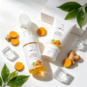 Private Label Turmeric Kojic Acid Cleanser Clean and Clear Skin Melasma Fading Acne Scar Manufacturer - Product Image 1