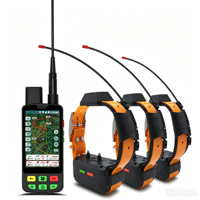 Ensemble de colliers GPS pour chien de chasse, 1 émetteur portable, 3 colliers, suivi simultané de 3 chiens, traceur de chien étanche 4G avec Beidou