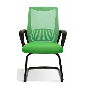 Grüner ergonomischer Hochleistungs-Hochs tühle im modernen Stil für Erwachsene Normaler 360-Grad-Drehstuhl-Bürostuhl mit Nachlauf