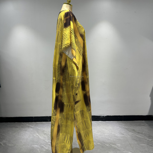 <span class=keywords><strong>Robe</strong></span> africaine élégante à sequins, coupe ample, <span class=keywords><strong>grande</strong></span> <span class=keywords><strong>taille</strong></span>, longueur ras du sol, pour mariage ou soirée, boubou coloré et vibrant, abaya musulmane - Product Image 4