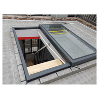Optima Skylight Led Flat Roof Skylight Panneau de toit en fibre de verre transparent Skylight