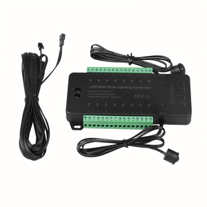 <strong>LED</strong> Stair COB <strong>Light</strong> <strong>Strip</strong> With Black PIR <strong>Motion</strong> <strong>Sensor</strong> Stair Lighting Controller Plug and Play for 0.5M 1M 16 Steps Staircase - Product Image 5