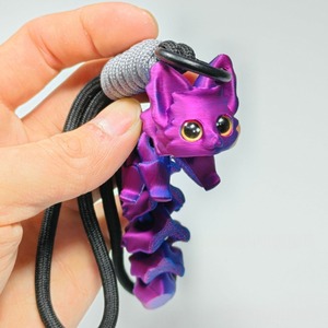 Figurines d'Action Renard Mignon Imprimées en 3D, Articulations Multiples, Yeux Simulés Mobiles, Corde de Suspension, Accessoires de Décoration de Chambre, Cadeaux pour Enfants - Product Image 2