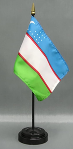 LOGOTIPO personalizado Producto de poliéster Fanáticos del evento de fútbol Banderas de mano Banderas NACIONALES DE <span class=keywords><strong>Uzbekistán</strong></span> - Product Image 6