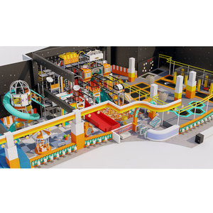 Trong nhà công viên giải trí sân chơi phòng chơi khu vực chơi với hố bóng và trượt - Product Image 3