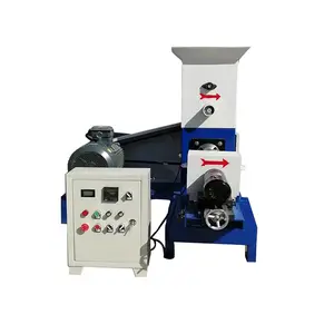 Good quality aquatic fish feed pellet machine/floating fish feed extruder