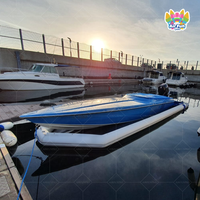 Plateforme flottante gonflable en PVC pour levage de bateaux, protection de yachts pour l'entretien en marina