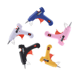สีฟ้า 20W มินิปืนกาวร้อนชุดสําหรับโรงเรียนหัตถกรรม DIY ศิลปะซ่อมบ้าน Hot-Melt กาวสเปรย์ปืน - Product Image 3