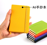 Haoxuan Tragbares A6 Verstellbares Loseblatt-Mini-Notizbuch, Anpassbares Hochwertiges Papier-Cover, Büro-Taschenformat, Geschenkidee