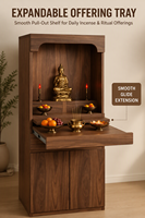 Nouvelle armoire d'autel autoportante de style chinois pour usage extérieur, sculptée à la main, pour la prière à domicile, table d'encens Guanyin, offrande de richesse