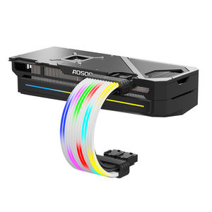 Câble d'<span class=keywords><strong>alimentation</strong></span> COOLMOON Meteor ARGB Neon Line pour <span class=keywords><strong>carte</strong></span> <span class=keywords><strong>graphique</strong></span> d'ordinateur, connecteur de <span class=keywords><strong>carte</strong></span> mère <span class=keywords><strong>8</strong></span>/16 <span class=keywords><strong>broches</strong></span>, connecteur 24 <span class=keywords><strong>broches</strong></span>, extension de lumière incandescente - Product Image 1