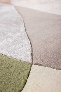 Tapis persan noué à la main, tapis de luxe fait main en laine tibétaine et soie pour la décoration intérieure de la maison, de l'hôtel et du bureau - Product Image 6