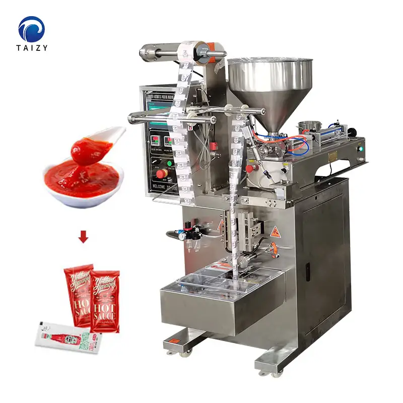 Machine à emballer automatique pour Sauce, Ketchup, shampoing, pâte de tomate, appareil d'emballage en Sachet, ml