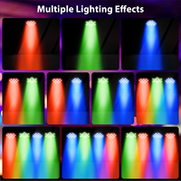Projecteur PAR RGB 36 LED 36W avec télécommande pour éclairage de scène, idéal pour fêtes, discothèques, DJ et KTV