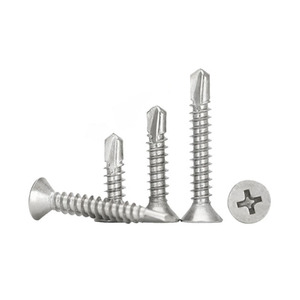DIN <span class=keywords><strong>7504P</strong></span> CSK Tornillos autoperforantes planos Cruz para metal Acero inoxidable Tamaño de rosca de grado Medición métrica/pulgada - Product Image 5