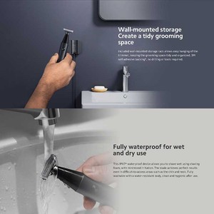 เครื่องโกนหนวดไฟฟ้า UniBlade Trimmer X300 กันน้ำ IPX7 แบบไร้สาย สำหรับการดูแลเส้นผมของผู้ชาย ใช้ได้ทั้งร่างกายและในครัวเรือน - Product Image 5