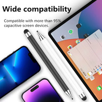Stylet en silicone pour écran tactile, téléphone portable, bureau, tablette, Ipad, stylo capacitif, matière plastique