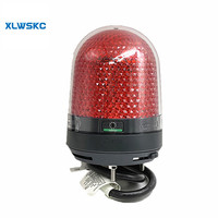 Lampe d'alarme son et lumière XVR3M05 XVR3B04S Balise lumineuse sans buzzer, Harmony XVR, Orange, 100mm, LED intégrale