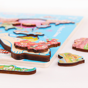 2024 meilleure vente début éducatif géographie Cognition jouets bois 3D Megnet <span class=keywords><strong>carte</strong></span> du monde <span class=keywords><strong>Puzzle</strong></span> pour enfants enfants cadeaux garçons filles - Product Image 5