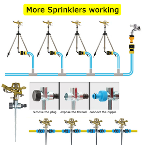 Agricultural <b>Irrigation</b> Watering Spike with Tripod Base for Farm Yard Garden Metal Easy Installation 1/2 in 3/4 - Product Image 6