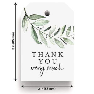 Pesta ulang tahun pernikahan, terima kasih daun gantung tag hadiah kartu DIY hadiah kartu Thanksgiving - Product Image 3