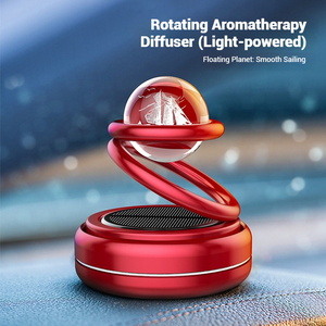 Diffuseur d'air solaire portable pour voiture, en alliage d'aluminium, rotatif, parfumé, pour tableau de bord - Vente chaude - Product Image 4