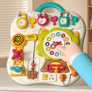 Tablero de Actividades para Niños, Rompecabezas de Dibujos Animados, Caja de Juegos Montessori, Juguetes Educativos de Ciencia e Ingeniería, Material Didáctico - Product Image 1