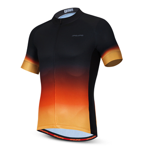 Maillot de cyclisme à manches courtes pour hommes en gros, maillot de cyclisme respirant en polyester, vêtements de sport bon marché pour les cyclistes - Product Image 2